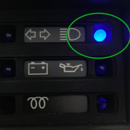 Led bleue plein phare vw T3