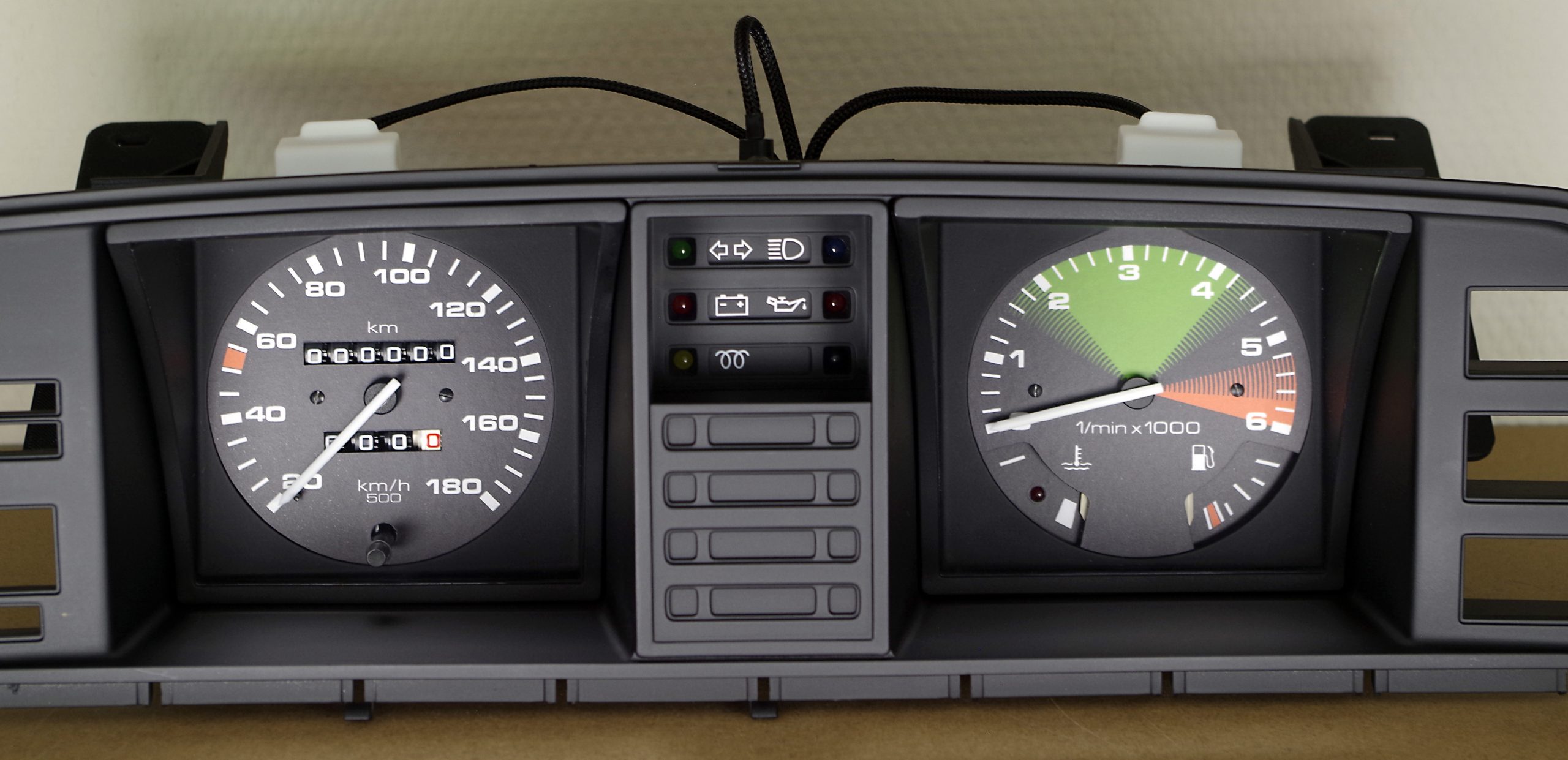 Compteur Aircooled/watercooled complet avec compte tour